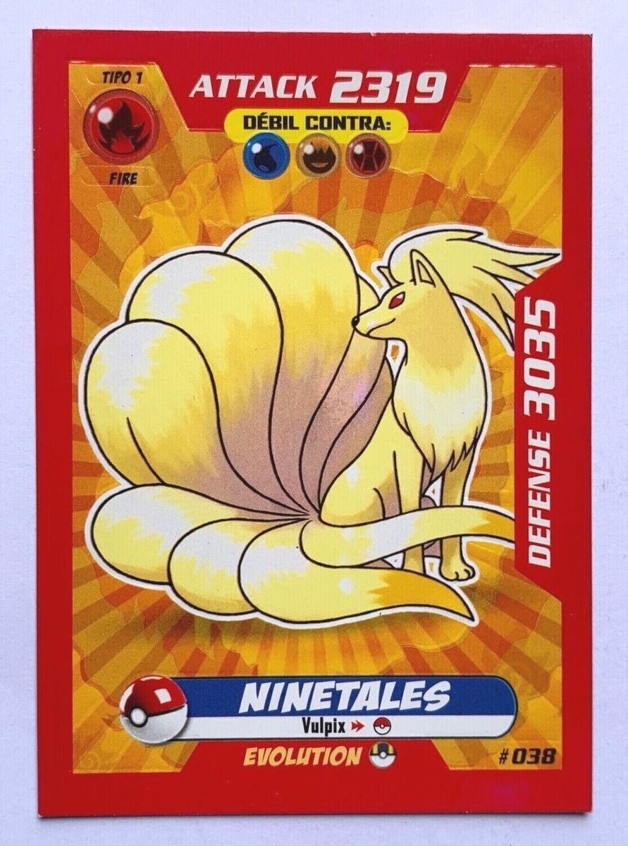 Ninetales - #038 -  Pokédex