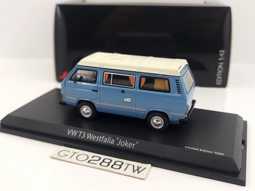 Schuco 1:43 scale Volkswagen VW T3 / T3a Westfalia Joker(Blue) L.E.1000pcs - Picture 4 of 7