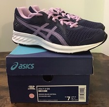 ASICS Jolt 2 GS Youth Size 7 Shoes Indigo Blue/Astral 1014A035-402
