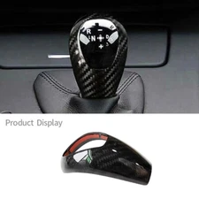 Real Carbon Fiber Gear Shifter Head Cover for BMW M3 M5 M6 E90 E60 E61 E63 E64