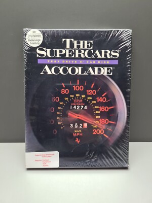 THE SUPERCARS TEST DRIVE II (2) SEALED NEW ATARI ST OVP BOXED