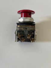 Allen-Bradley 800T XA Red Mushroom Push Button w/ 800T-XA Contact Block