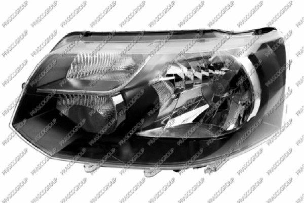 Prasco Scheinwerfer Links H4 Mit Motor FüR Volkswagen - T5 - Mod. 01/09 - 07/15-image