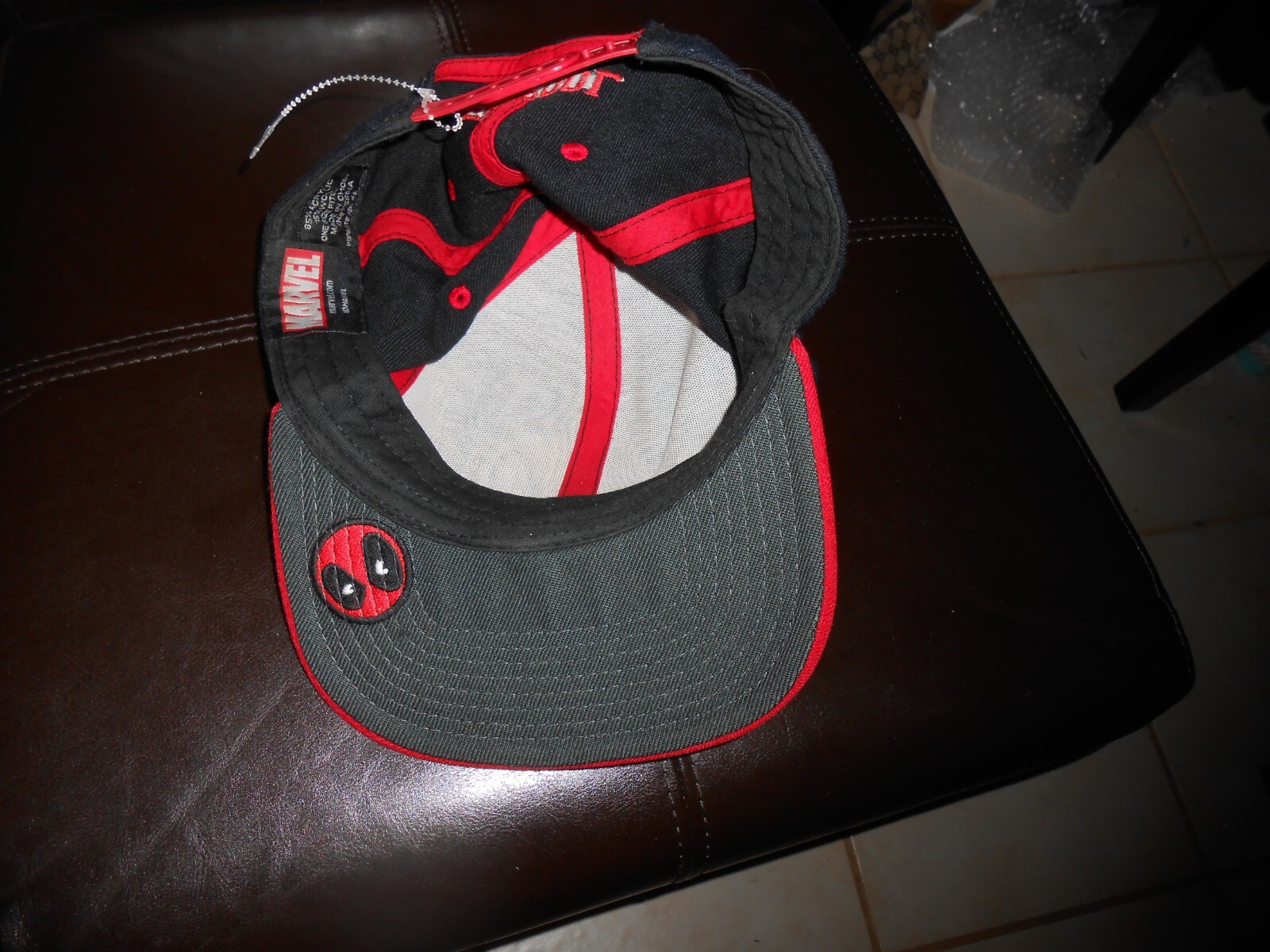 Marvel Deadpool Black Adjustable Baseball Ball Ca… - image 3