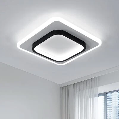 TOOLIGHT Moderno Plafoniera da Soffitto LED Lampadario 30W Luce Bianca Fredda Cucina 30cm