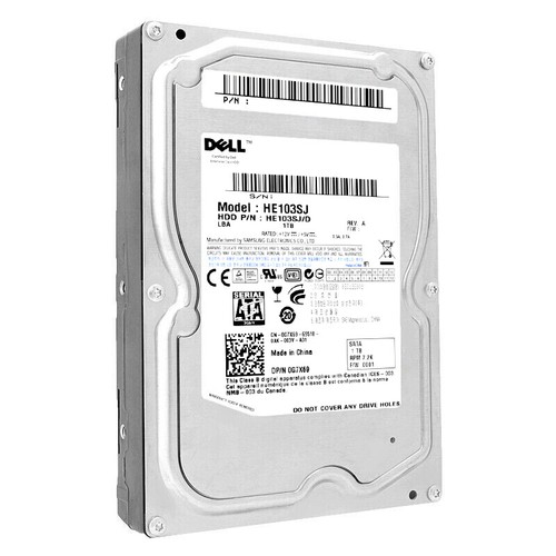 Hard Drive Dell HE103SJ 1TB 7200RPM 32MB SATA II 3.5" Inch 0G7X69 - Picture 2 of 5