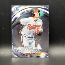 Heston Kjerstad 2020 Bowman Draft Glimpses Of Greatness RC GOG-HK Orioles