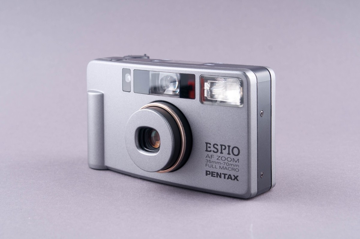 Pentax Espio AF ZOOM 35mm Point & Shoot Film Camera BOX | eBay