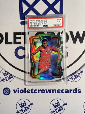 Marcus Rashford 2017-18 Select #130 Tie Dye Die Cut /30 PSA 9 | eBay