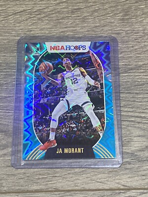 2020-21 NBA Hoops Ja Morant Teal Explosion #120!