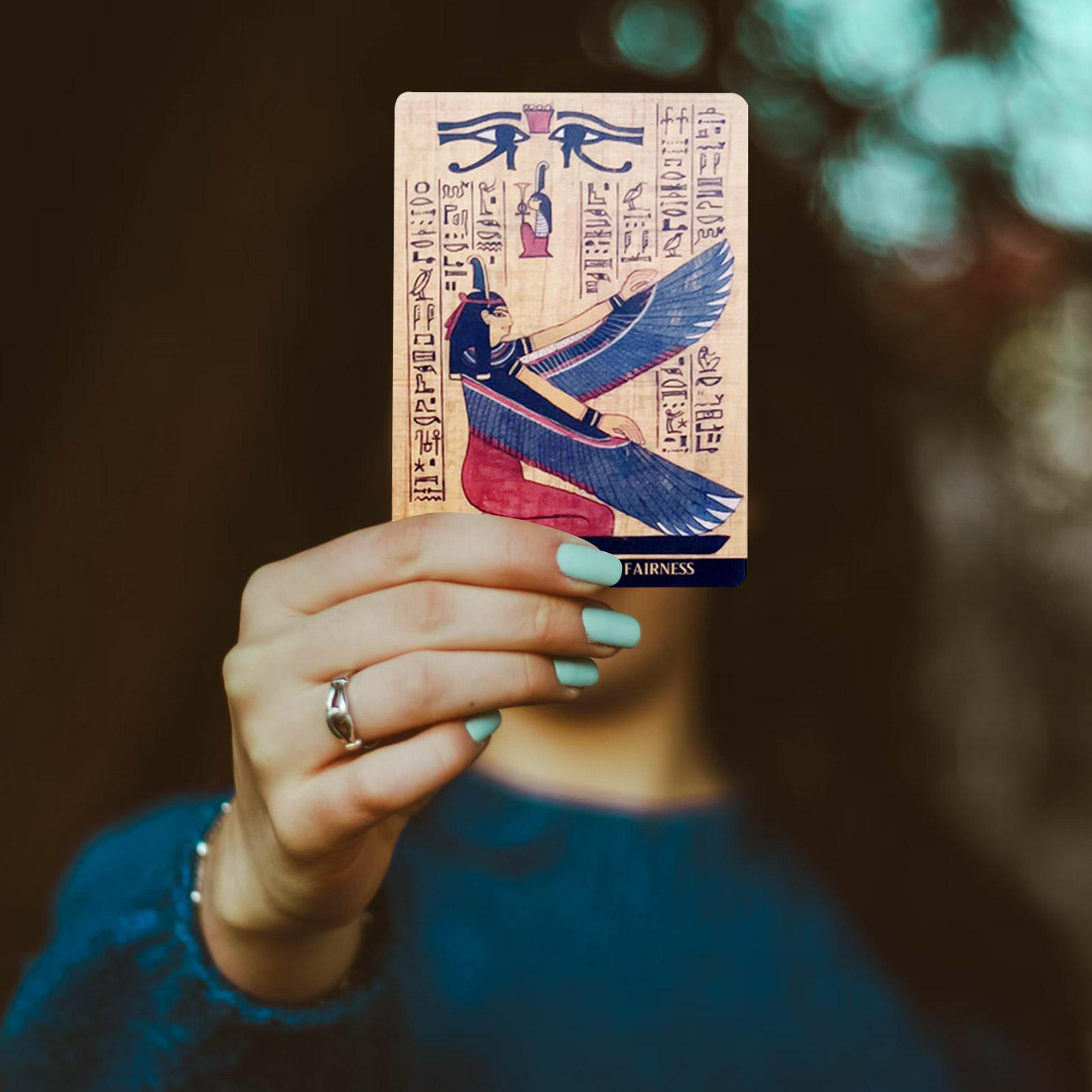 EGYPTIAN GODS ORACLE CARDS  Tarot Card Spirituality Oracle Deck Classical Board 