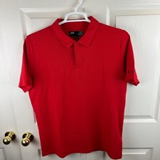 New NWT Men's Oakley Clubhouse Hydrolix Short Sleeve Polo Shirt Red Medium M