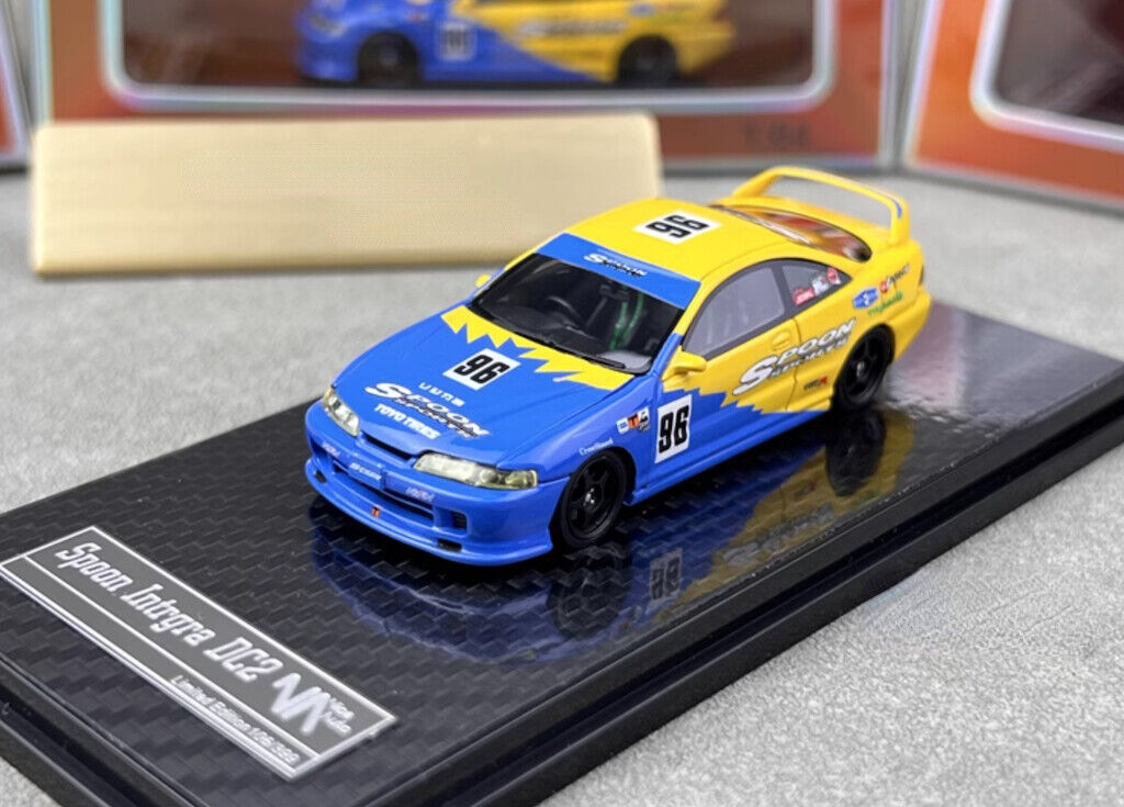 NA 1:64 JDM DC2 Integra Type R Spoon Racing Sports Model NA 1:64 JDM DC2 Integra Type R Spoon Racing Sports Model