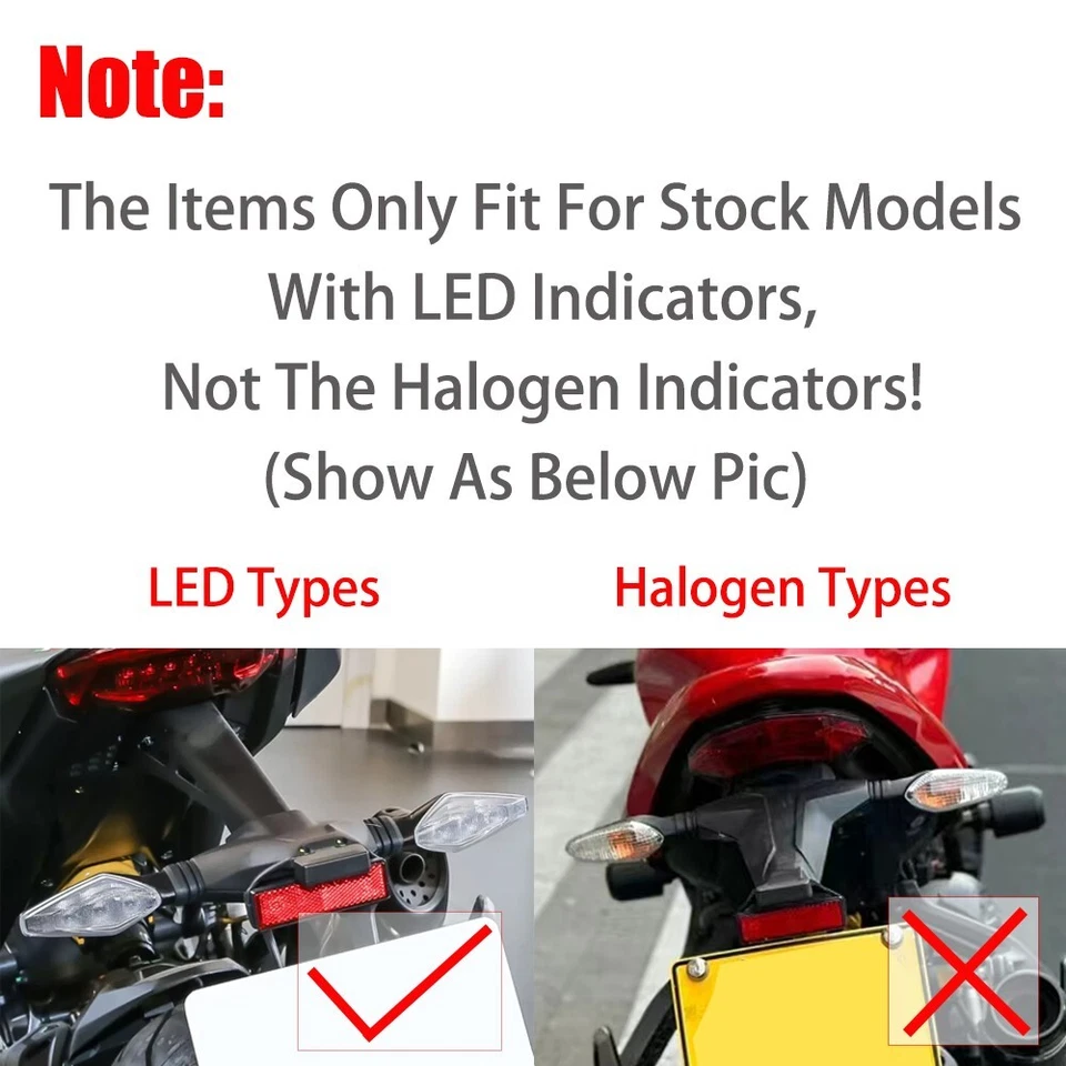 Indicador de luz de señal de giro LED trasero para DUCATI XDiavel 1260/S Monster 937/950 Foto 4 de 4