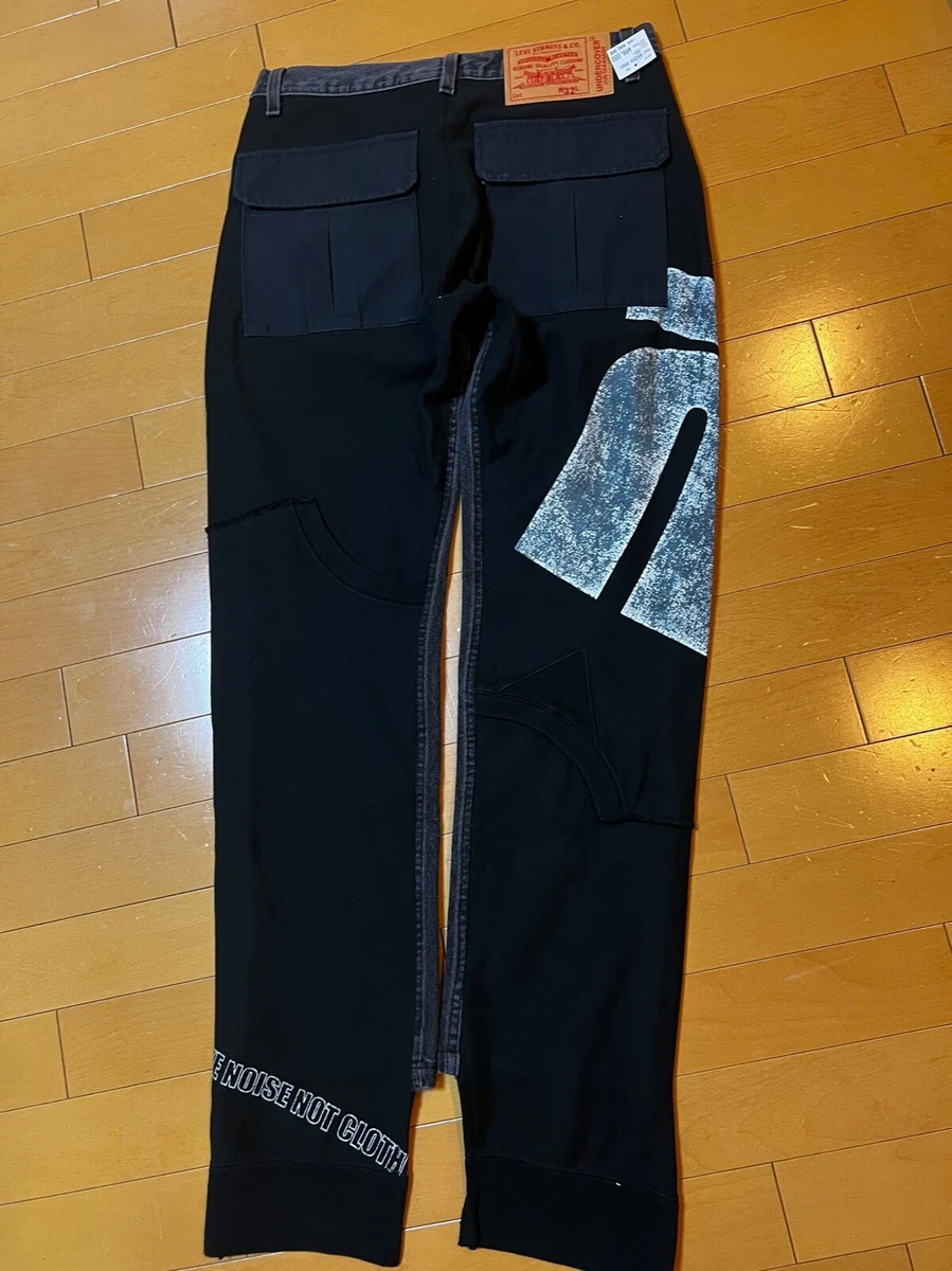 2022 Levis Undercover hybrid denim sweat pant jeans 34 black indigo Tokyo