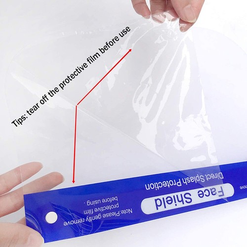 10PCS Face Shield Reusable Protection Mask Cover Safety Industry Anti Splash - Picture 10 of 12