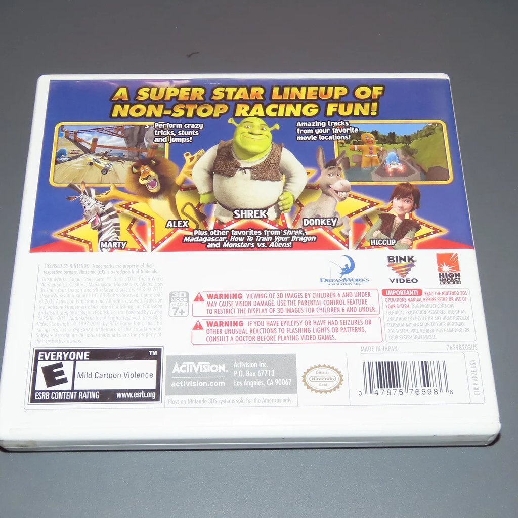 DreamWorks Super Star Kartz Nintendo 3DS - Complete | eBay