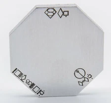 Smallville replica prop Kryptonian ship key  Metal, Laser engraved.