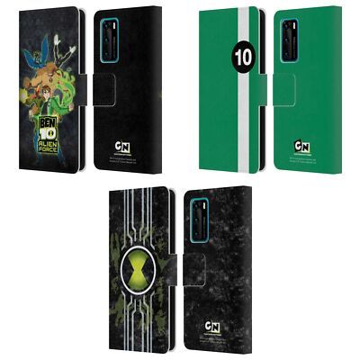 OFFICIAL BEN 10: ALIEN FORCE GRAPHICS LEATHER BOOK CASE FOR HUAWEI PHONES 4