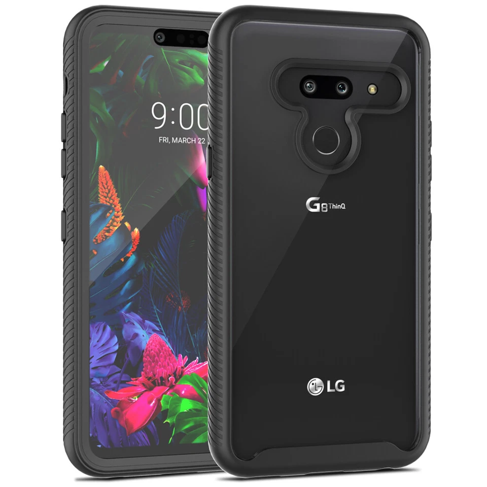 Funda resistente transparente a prueba de golpes para LG G8 ThinQ sin protector de pantalla incorporado Foto 2 de 4