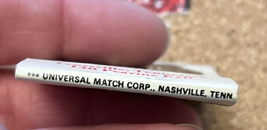 Vintage Matchbook Crossville Tennessee Bean Pot Restaurant I40 eBay