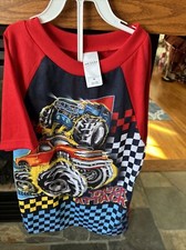 Size 10 Monster Truck Pajama Shorts Set