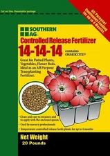 Southern Ag Controlled Release Fertilizer 14-14-14 20 lb. Contains Osmocote