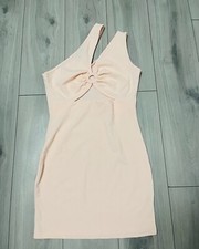 Boutique Women’s PLT Peach Ring Detail Mini Dress Size 12 