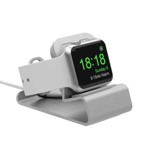 Aluminum Charge Stand Holder Station Dock Mount for Apple Watch Series 1/2/3/4 - Zdjęcie 22 z 25
