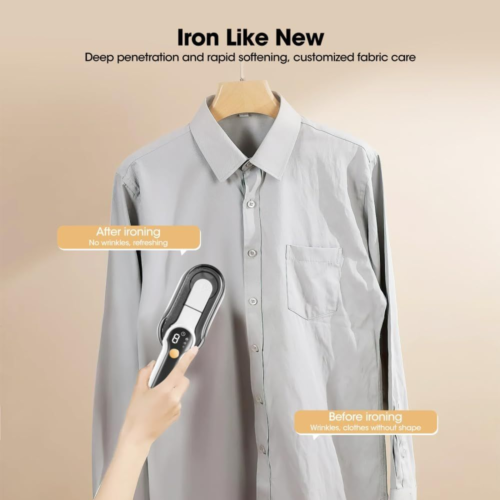 Small Steam Iron, Clothes Steamer, 1200W Portable Handheld Travel