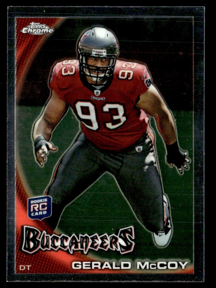 2010 Topps Chrome Gerald McCoy Rookie Tampa Bay Buccaneers #C170