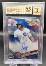 2017 Topps Chrome Ian Happ Blue Wave Refractor RC Auto #/75 BGS 9.5 GEM MINT 10