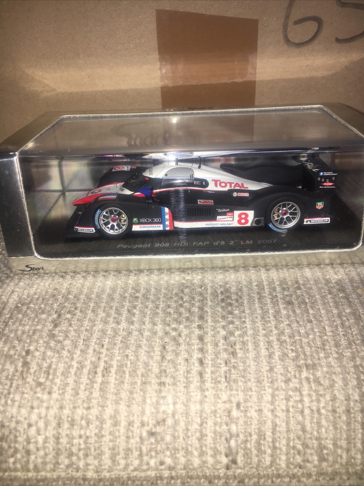 Spark Peugeot 908 HDI FAP #8 2nd LM 2007 1/43 S1273