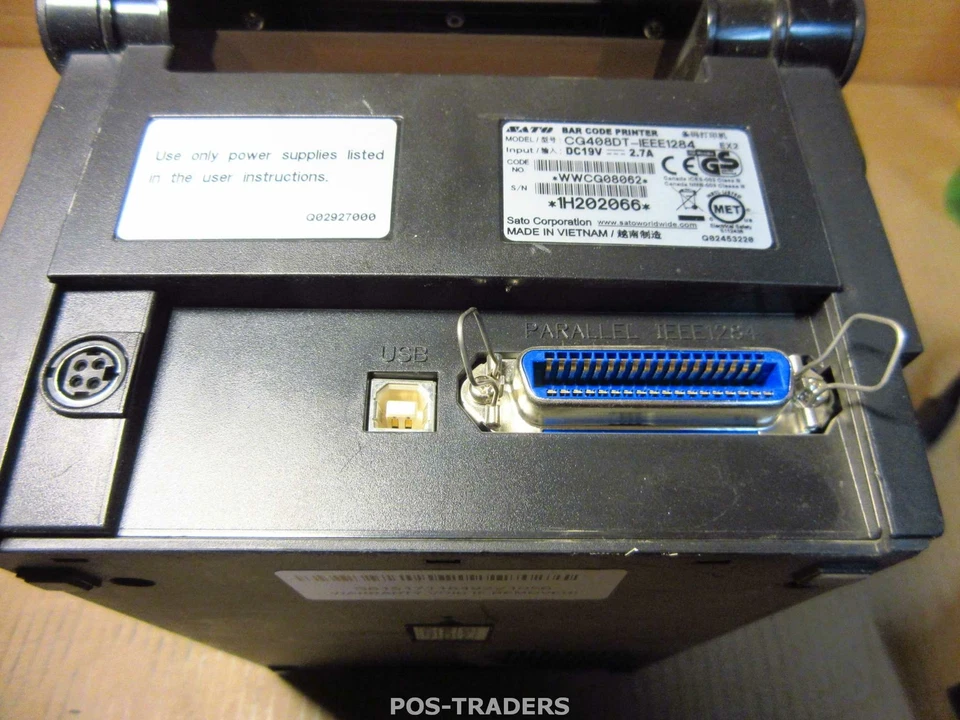 SATO CG408DT-IEEE1284 Thermal DT/TT USB 105 mm Label Printer Drucker 3.0 KM - Bild 3 von 4