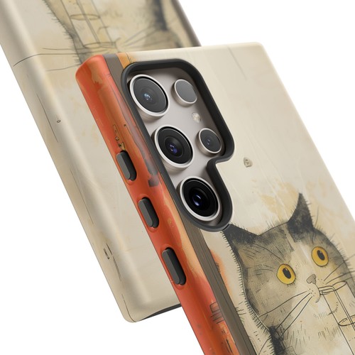 Cat Drinking Glass of Water - Phone Ink Cover Case for iPhone, Galaxy, Pixel - 第 219/281 張圖片
