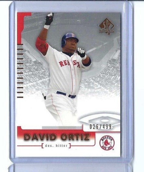2004 SP Authentic Silver 26/499 David Ortiz #28 HOF | eBay