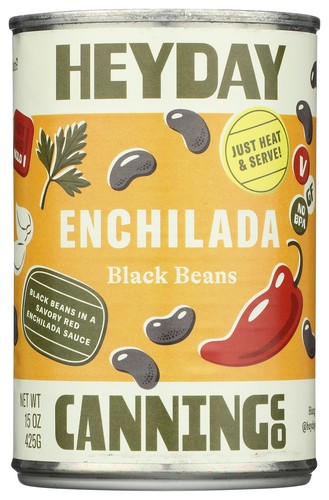Enchilada de frijoles negros Heyday Canning Co. 15 oz (paquete de 12) - Imagen 1 de 2