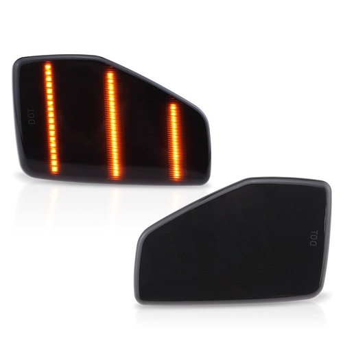 Switchback LED Fender Front Side Marker Indicator Lights For HUMMER H3 2006-2010 - Picture 5 of 11
