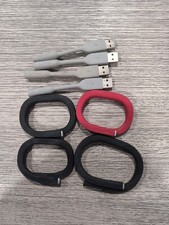 Set Of 4 Up 24 Jawbone Activity Sleep Tracker Fitness Wristband Black Red Sm Lg