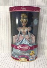 2004 DISNEY CINDERELLA PORCELAIN DOLL 16" NEW IN PACKAGE BRASS KEY KEEPSAKES