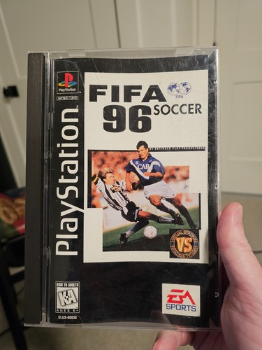 FIFA Soccer 96 PlayStation 1 PS1 Long Box CIB Manual