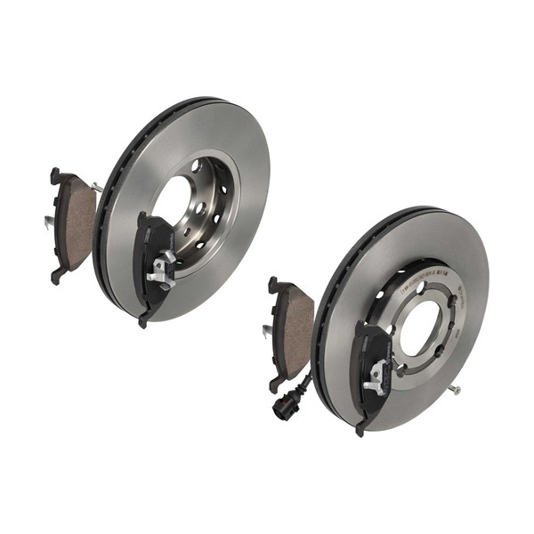 Brembo Bremsscheiben Ø256MM + BremsbelÄGe Vorne FÜR Audi A3 Skoda Octavia II VW-image