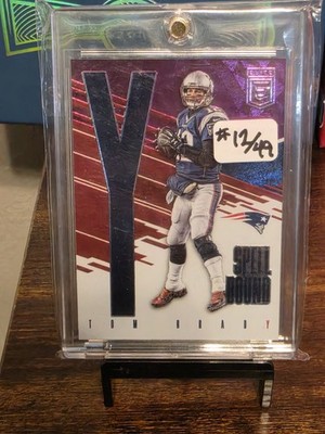 2017 Donruss Elite - Spellbound Tom Brady #16 Purple 12/49 Number Matching 🔥🔥