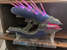 Nerf Halo Needler Replica Blaster with Display Stand   Halo Video Game Nerf