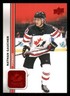2023-24 Upper Deck Team Canada Juniors Red Foil #10 Nathan Gaucher U20
