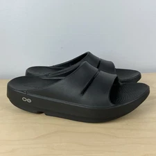 Oofos Women’s Size 8.0 / 39 Ooahh Slide Recovery Sandals Triple Black