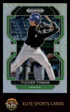 2022 Panini Prizm Draft Picks #PDP77 Tucker Toman Silver