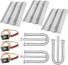 90351 (3-Pack) 12461 16GA Stainless Steel Heat Plate Burner and... 