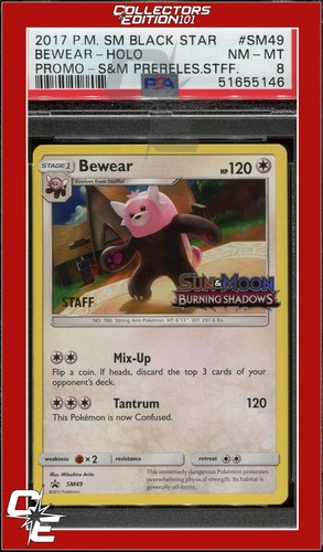 Bewear graded PSA 8 for sale on eBay