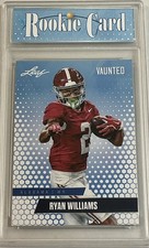 Mint Ryan Williams 2024 Leaf Vaunted #15V Debut Collection Rookie Card. rookie card picture
